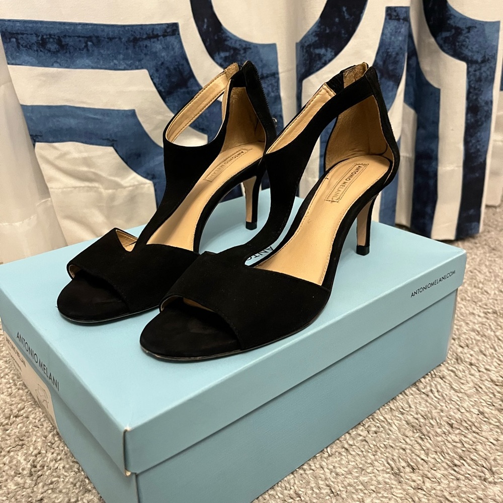 Antonio Melani Daphnee evening shoes.  2 inch heels.  Worn once.  Size 7.